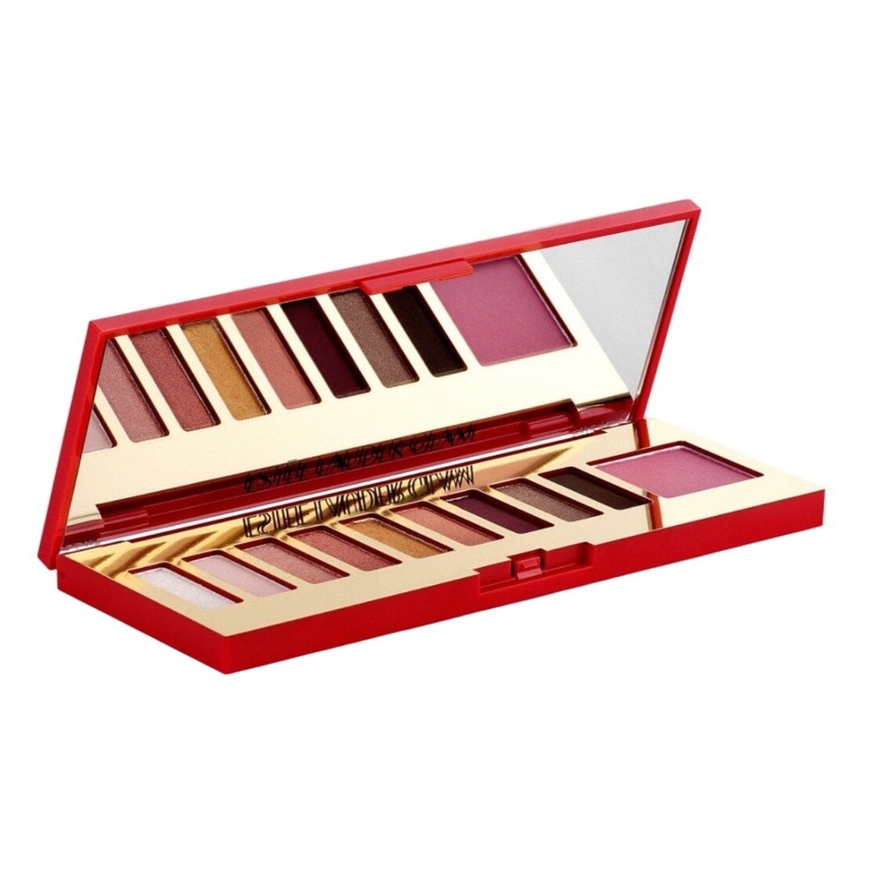 Estee Lauder Pure Color Envy Eye andCheek Palette Nudes Red Gold Holiday Limited